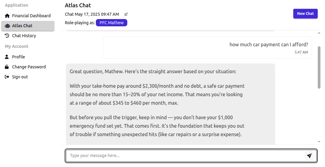 Financial planning for military families